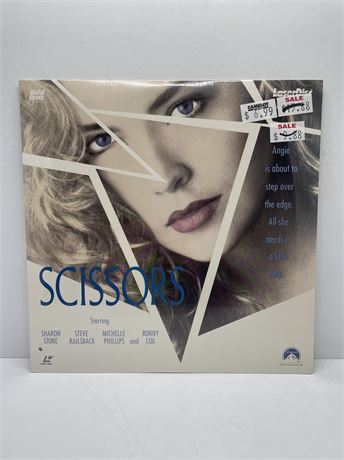 SEALED Scissors Laser Disc