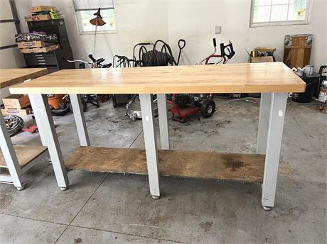 6 Ft. Solid Wood Work Table