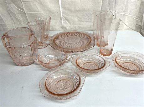 Pink Depression Glass