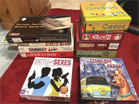 Large Board Game Selection