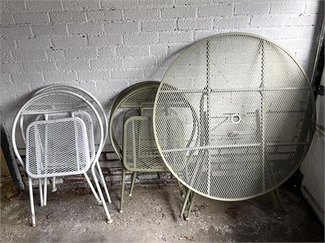 Metal Outdoor Table and Chairs