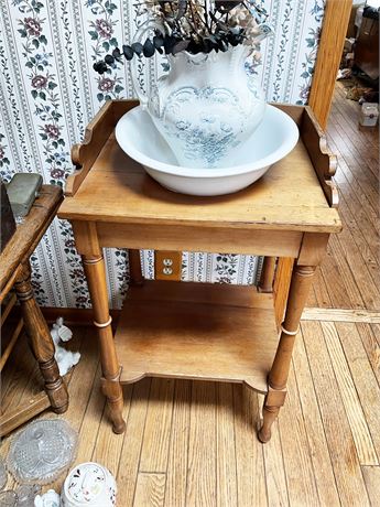 Wash Stand with Pitcher & Bowl
