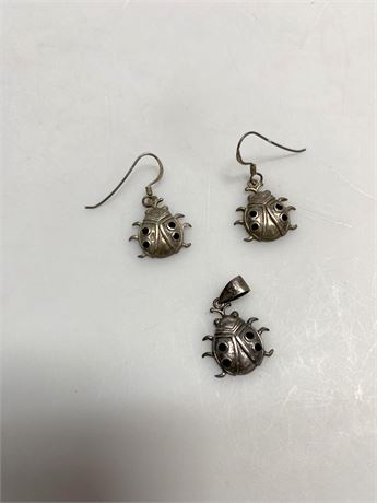 Sterling Silver and Pearl Earrings