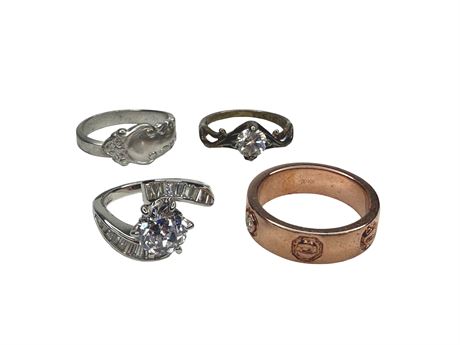 Sterling Silver Rings Different Sizes
