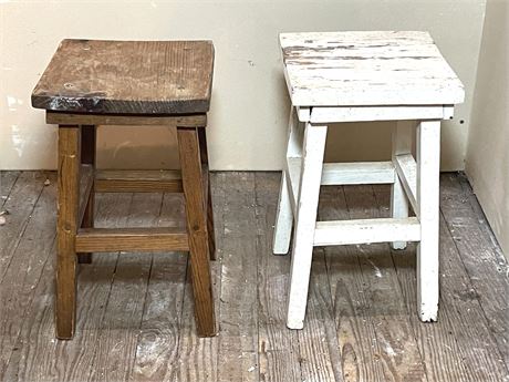 Pair of Early Stools