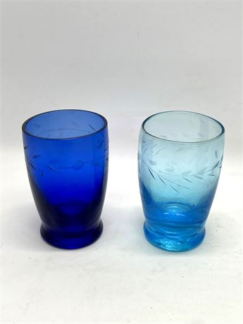 Blue Shot Glasses