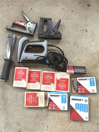 Stapler and Staple Lot