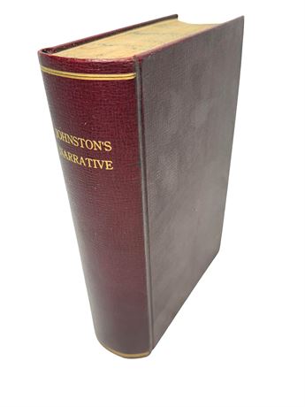 c. 1874 Confederate General Joseph E. Johnston's Memoir