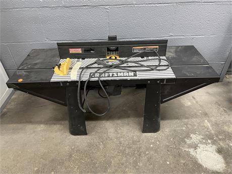 Craftsman Table Router