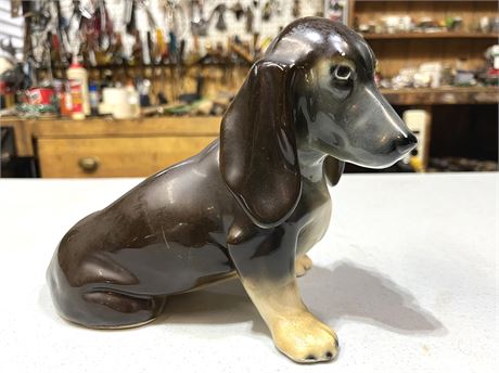 Keramos Porcelain Daschund Dog