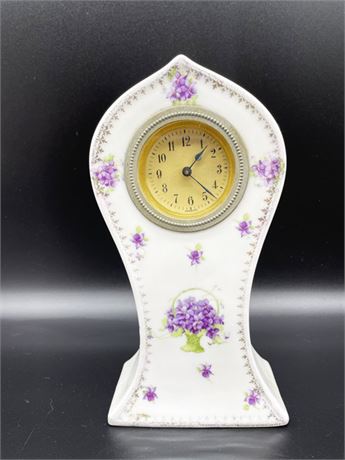 German Porcelain Clock