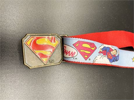 1981 Superman Child's Belt w/ Buckle
