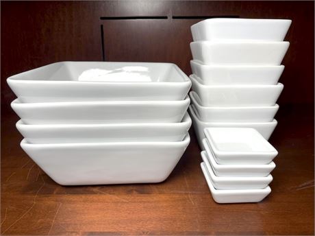 Square Bowls and Dishes