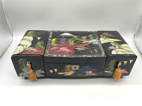 Asian Lacquered Jewelry Box