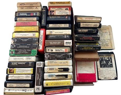 Vintage 8 Track Tapes — As Found