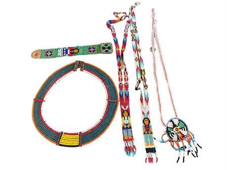 Native American Styler Beaded Jewelry