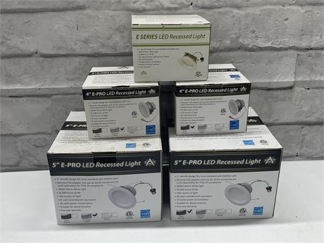 Five (5) Boxes of Recessed Lights