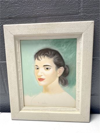 Original Framed Portrait Painting