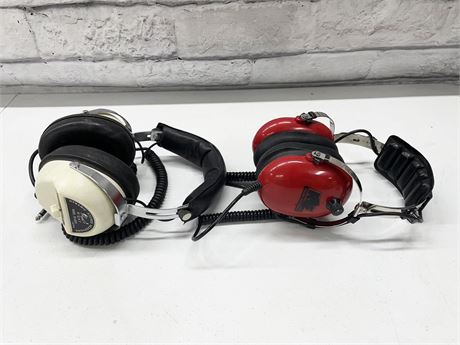 Two (2) Vintage Headsets