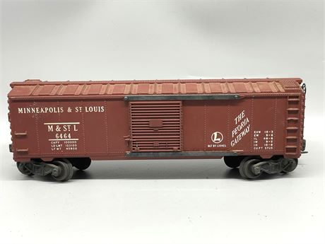 Lionel Minneapolis & St. Louis Box Car No. 6464