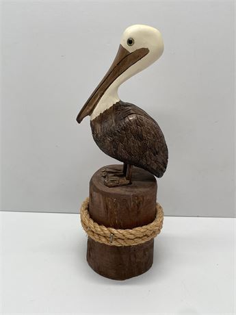 Carved Pelican