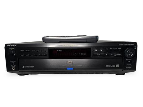 Sony 5-Disc CD/DVD Player