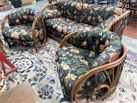 Rattan Sofa and Chairs