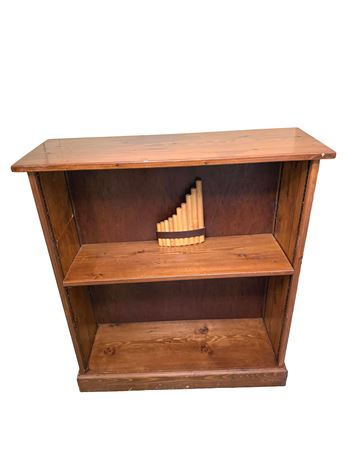 Solid Oak Wood Bookshelf
