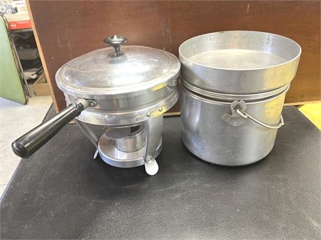 Aluminum Camping Cookware and Chafing Dish