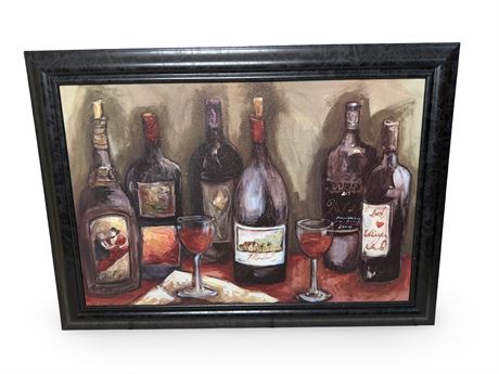 Still Life Wine Bottle Art Print