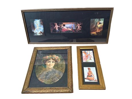 Vintage Female and Pin-up Art Prints
