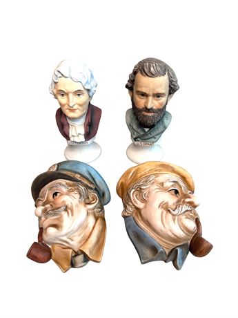 Vintage Lefton Porcelain Figures