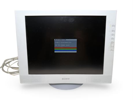 Sony 15" LCD Computer Monitor