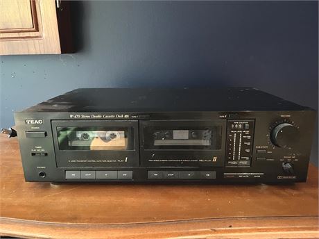 TEAC W470 Double Cassette Deck