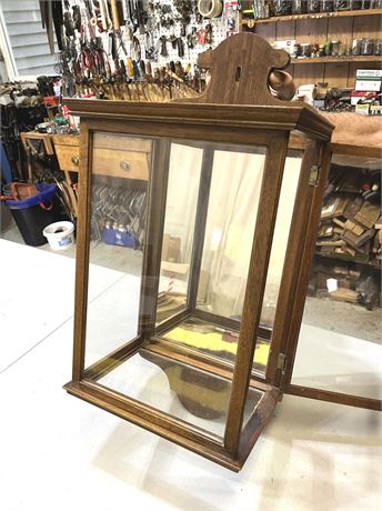 Antique Hanging Display Cabinet