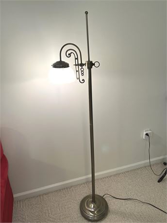 Edwardian Style Metal Floor Lamp