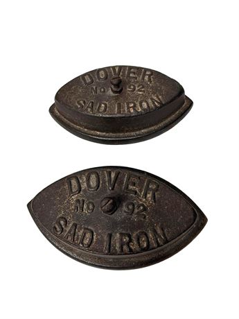 Antique Dover Sad Iron No. 92