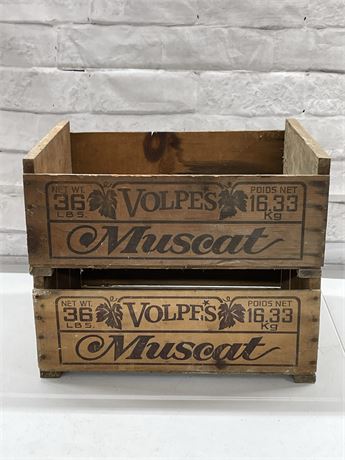 Two (2) Volpe's Crates