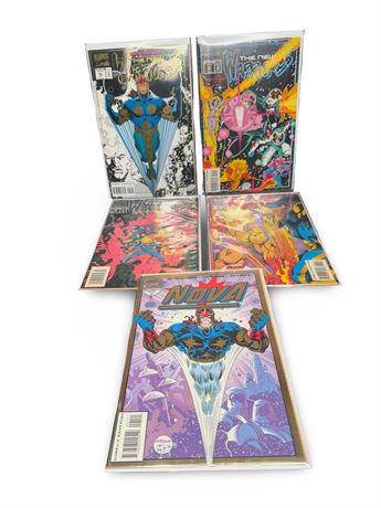 The New Warrior and Nova #1 Comic Books