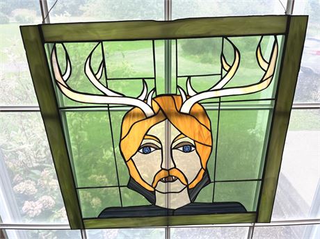 Cernunnos Stained Glas Suncatcher