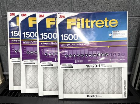 Filtrete 1500 16x20x1 Furnace Filters