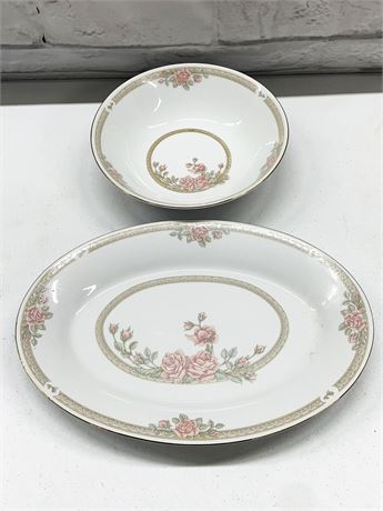 Crown Ming Fine China Serving Pieces