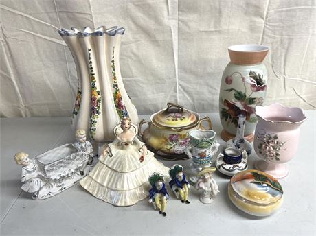 Large Porcelain Decorative Lot