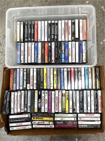 Large Cassette Tape Lot