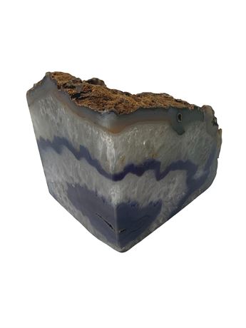 Natural Agate Geode Tealight Candle Holder