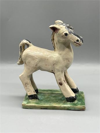 Handmade Pottery Horse