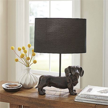 Grandinroad Daschund Table Lamp