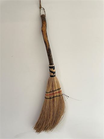 Carved Wizard Broom