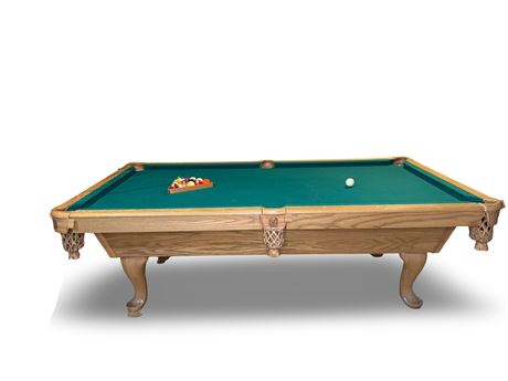 Kasson 8 Ft. Oak Billiards Table