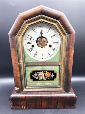 Antique New Haven Mantel Clock